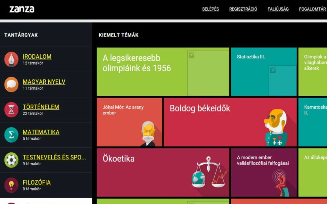 Videós oktatóportál középiskolásoknak