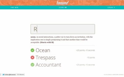 Knoword – a természetes szótanulási program